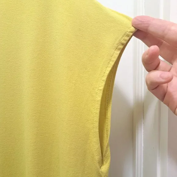 Eileen Fisher Yarrow Viscose Jersey Asymmetric Tunic Size Large - Picture 5 of 8